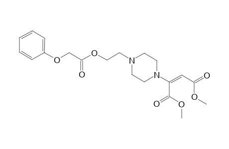 1-[(E)-1,2-(Dimethoxycarbonyl)ethen-1-yl]-4-[2-(2-phenoxyacetoyloxyl)eth-1-yl]piperazine