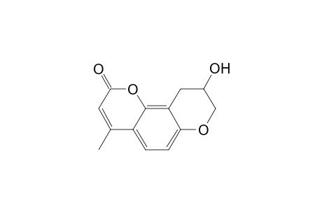 9, 10-Dihydro-9-hydroxy-4-methyl-2H,8H-benzo[1,2-b;3,4-b' ]dipyran-2-one
