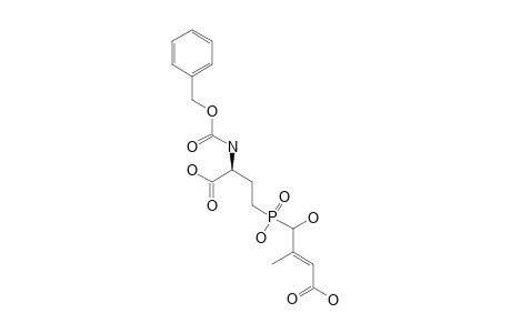 (3-S)-4-[((3-AMINO-3-CARBOXY)-PEOPYL)-(HYDROXY)-PHOSPHINYL]-4-HYDROXY-3-METHYL-2-BUTENOIC_ACID;LSP1-1171_BENZYLOXYCARBONYL_PROTECTED