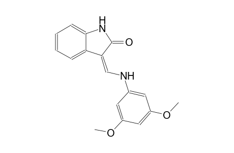 (3Z)-3-[(3,5-dimethoxyanilino)methylene]-1,3-dihydro-2H-indol-2-one
