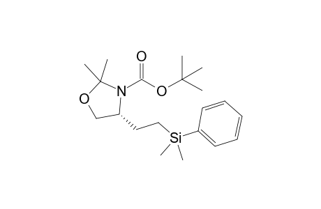 tert-Butyl (4R)-4-(3-methyl-3-phenyl-3-silabutyl)-2,2-dimethyl-1,3-oxazolidine-3-carboxylate