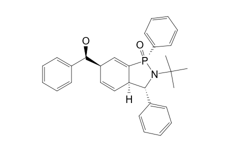 (1RS,3SR,3ARS,6RS,13SR)-2,3,3A,6-TETRAHYDRO-2-(TERT.-BUTYL)-6-(1-HYDROXYPHENYMETHYL)-1,3-DIPHENYLBENZO-[C]-[1,2]-AZAPHOSPHOLE-1-OXIDE