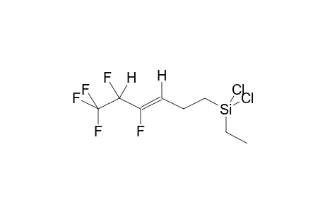 TRANS-(4,5,6,6,6-PENTAFLUORO-3-HEXENYL)ETHYLDICHLOROSILANE