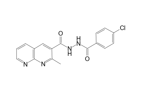 N-p-Chlorobenzoyl-N'-(2-methyl-1,8-naphthridine-3carbonyl)-hydrazine