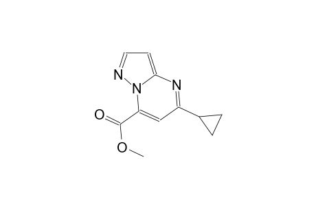 pyrazolo[1,5-a]pyrimidine-7-carboxylic acid, 5-cyclopropyl-, methyl ester