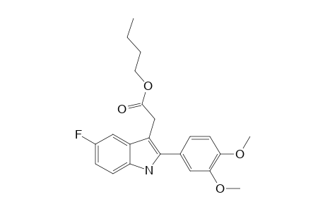 BUTYL-[2-(3,4-DIMETHOXYPHENYL)-5-FLUORO-1H-INDOL-3-YL]-ACETATE