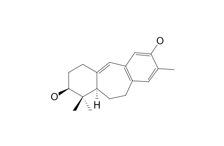 1,2-DIHYDROHEUDELOTINOL;3-BETA,12-DIHYDROXY-9(10->20)-ABEO-16,17-DINOR-ABIETA-8,10(20),11,13-TETRAENE