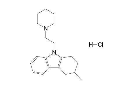 9-[2'-(1"-Piperidyl)ethyl]-3-methyl-1,2,3,4-tetrahydrocarbazole - hydrochloride