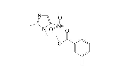 2-(2-Methyl-5-nitro-1H-imidazol-1-yl)ethyl 3-methylbenzoate