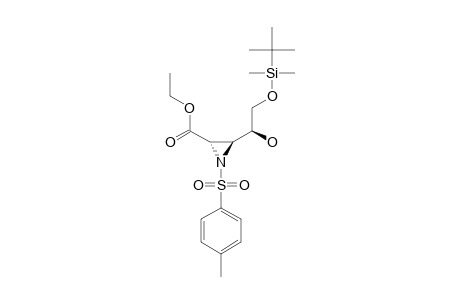 ETHYL-(2S,3R,1'S)-(-)-3-[2'-(TERT.-BUTYLDIMETHYLSILYLOXY)-1'-HYDROXYETHYL]-1-TOSYLAZIRIDINE-2-CARBOXYLATE