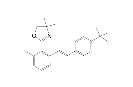 (E)-2-[2-methyl-6-(4-(tert-butyl)styryl)phenyl]-4,4-dimethyl-oxazoline