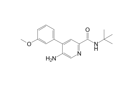 5-Amino-N-(1,1-dimethylethyl)-4-(3-methoxyphenyl)-2-pyridinecarboxamide