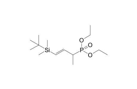 (E)-3-(tert-Butyldimethylsilanyl)-1-methyl-allylphosphonic Acid Diethyl Ester