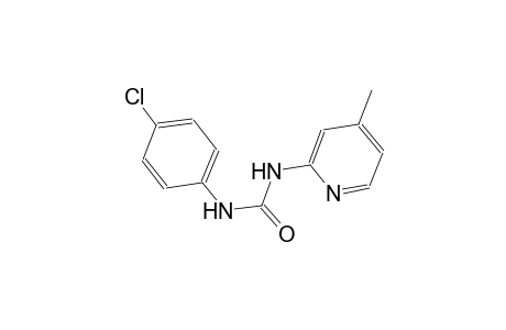 N-(4-chlorophenyl)-N'-(4-methyl-2-pyridinyl)urea