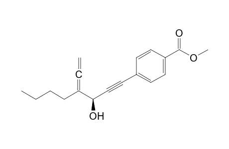 (R)-(-)-(4'-Methoxycarbonylphenyl)-4-(n-butyl)hexa-4,5-dien-1-yn-3-ol