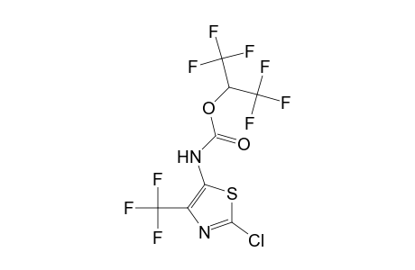 1,1,1,3,3,3-hexafluoropropan-2-yl N-[2-chloro-4-(trifluoromethyl)-1,3-thiazol-5-yl]carbamate