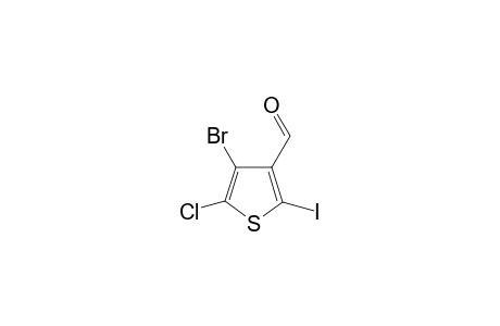 4-Bromo-5-chloro-2-iodo-thiophene-3-carbaldehyde