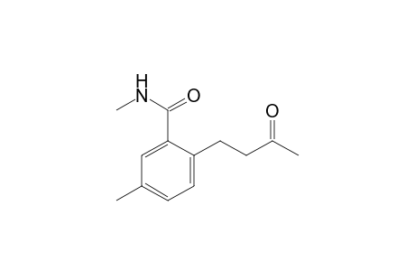 N,5-Dimethyl-2-(3-oxobutyl)benzamide