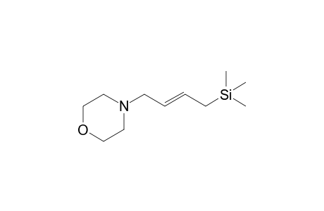 (E)-4-Trimethylsilyl-1-morpholino-2-butene