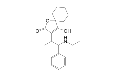 3-[2'-(Ethylamino)-1'-methyl-2'-phenylethyl]-4-hydroxy-1-oxaspiro[4.5]dec-3-en-2-one