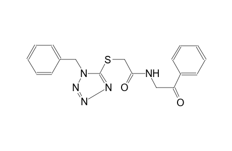 2-(1-Benzyl-1H-tetrazol-5-ylsulfanyl)-N-(2-oxo-2-phenyl-ethyl)-acetamide