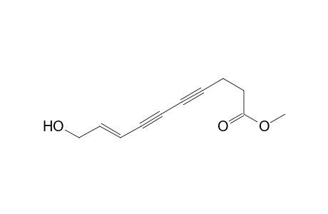 8-Decene-4,6-diynoic acid, 10-hydroxy-, methyl ester, (E)-