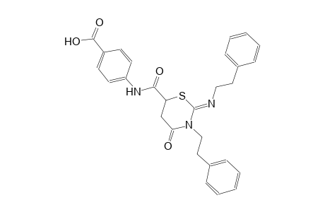 benzoic acid, 4-[[[(2Z)-tetrahydro-4-oxo-3-(2-phenylethyl)-2-[[(Z)-2-phenylethyl]imino]-2H-1,3-thiazin-6-yl]carbonyl]amino]-