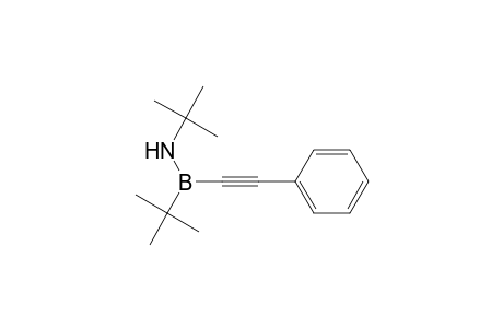 tert-Butyl(tert-butylamino)(phenylethinyl)boran