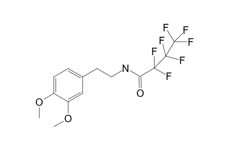 N-[2-(3,4-dimethoxyphenyl)ethyl]-2,2,3,3,4,4,4-heptafluorobutanamide