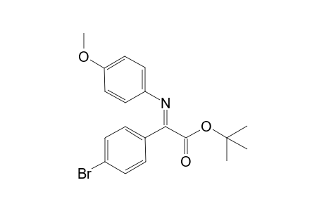 Tert-Butyl-2-(4-bromophenyl)-2-((4-methoxyphenyl)imino)acetate