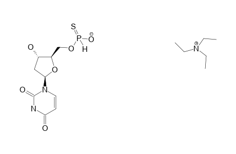 2'-DEOXYURIDIN-5'-YL_H-PHOSPHONOTHIOATE_TRIETHYLAMMONIUM_SALT;DIASTEREOMER_1