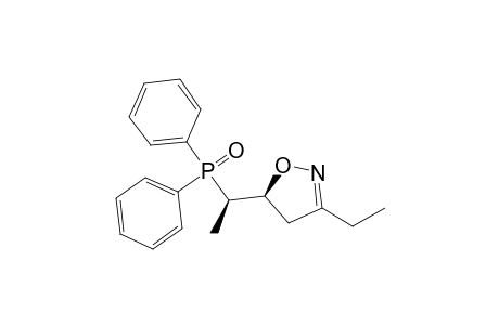syn-(1'R*,5S*)-5-(1'-Diphenylphosphinoylethyl)-3-ethyl-4,5-dihydroisoxazole