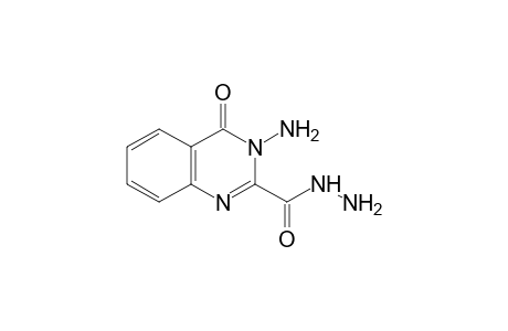 3-amino-3,4-dihydro-4-oxo-2-quinazolinecarboxylic acid, hydrazide