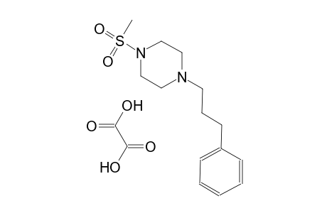 1-(methylsulfonyl)-4-(3-phenylpropyl)piperazine oxalate