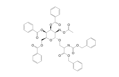 O(3)-(2-ACETAMIDO-3,4,6-TRI-O-BENZOYL-2-DEOXY-ALPHA-D-TALOPYRANOSYL)-N-BENZYLOXYCARBONYL-L-SERINE-BENZYLESTER
