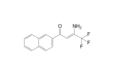 (Z)-3-amino-4,4,4-trifluoro-1-(2-naphthalenyl)-2-buten-1-one