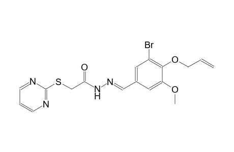 N'-{(E)-[4-(allyloxy)-3-bromo-5-methoxyphenyl]methylidene}-2-(2-pyrimidinylsulfanyl)acetohydrazide