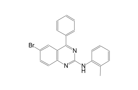 2-quinazolinamine, 6-bromo-N-(2-methylphenyl)-4-phenyl-