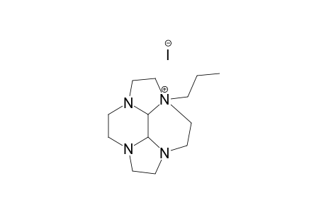 (1RS,13SR,14RS)-1-PROPYL-4,7,10-TRIAZA-1-AZONIATETRACYCLO-[5.5.2.0.(4,14)0.(10,13)]-TETRADECANE-IODIDE