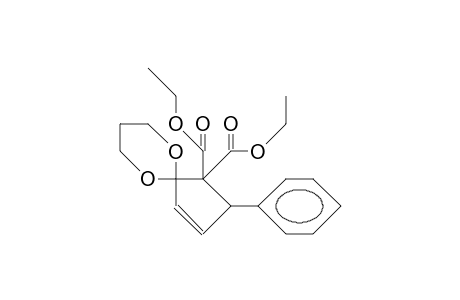 4,4-Bis(ethoxycarbonyl)-5-phenyl-1-cyclopenten-3-one propane-1,3-diyl ketal