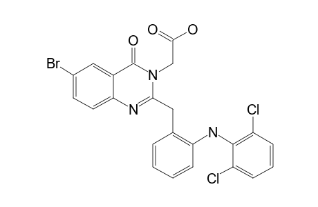 [6-BROMO-2-[2-[(2,6-DICHLORO-PHENYL)-AMINO]-BENZYL]-4-OXO-QUINAZOLIN-3(4H)-YL]-ACETIC-ACID