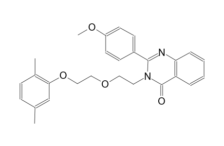 3-{2-[2-(2,5-dimethylphenoxy)ethoxy]ethyl}-2-(4-methoxyphenyl)-4(3H)-quinazolinone