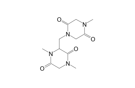 Piperazine-2,5-dione, 1,4-dimethyl-3-(4-methyl-3-piperazinyl)methyl-