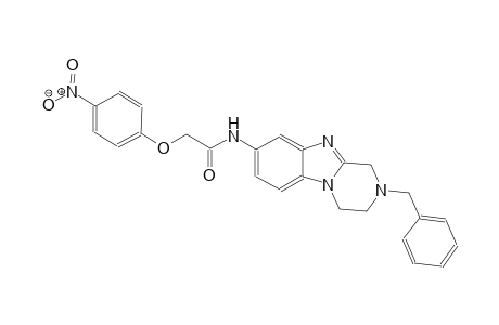 N-(2-benzyl-1,2,3,4-tetrahydropyrazino[1,2-a]benzimidazol-8-yl)-2-(4-nitrophenoxy)acetamide
