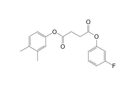 Succinic acid, 3,4-dimethylphenyl 3-fluorophenyl ester