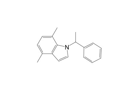 1-(1-phenylethyl)-4,7-dimethyl-indole