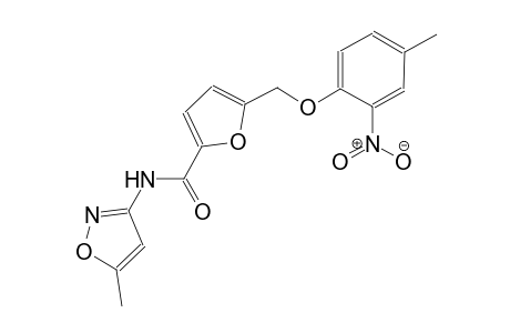 N-(5-methyl-3-isoxazolyl)-5-[(4-methyl-2-nitrophenoxy)methyl]-2-furamide