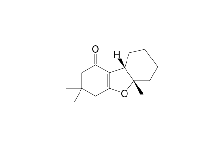 3,3,5a-Trimethyl-1,2,3,4,5a,6,7,8,9,9a-decahydrodibenzofuran-1-one