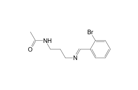 Acetamide, N-[3-[[(2-bromophenyl)methylene]amino]propyl]-