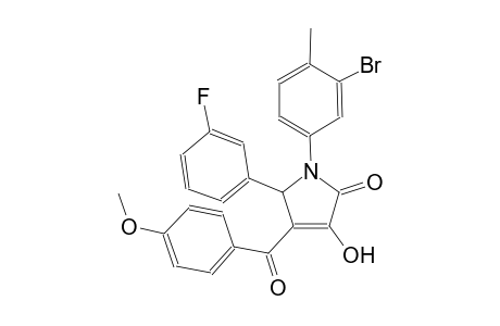 1-(3-Bromo-4-methyl-phenyl)-5-(3-fluoro-phenyl)-3-hydroxy-4-(4-methoxy-benzoyl)-1,5-dihydro-pyrrol-2-one